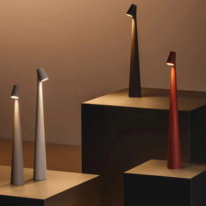 GlowLyse | Minimalistisk trådlös LED-bordslampa