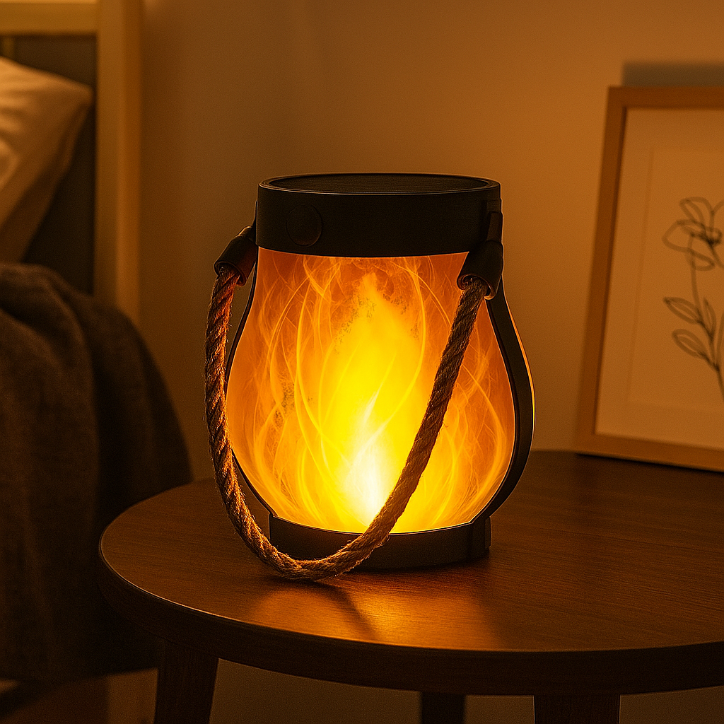 EldGlöd | Trådlös lampa med magiskt ljusspel