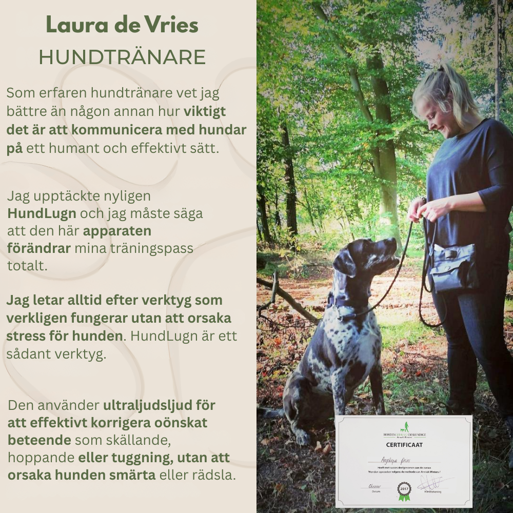 HundLugn | Stoppa oönskat beteende direkt & skonsamt