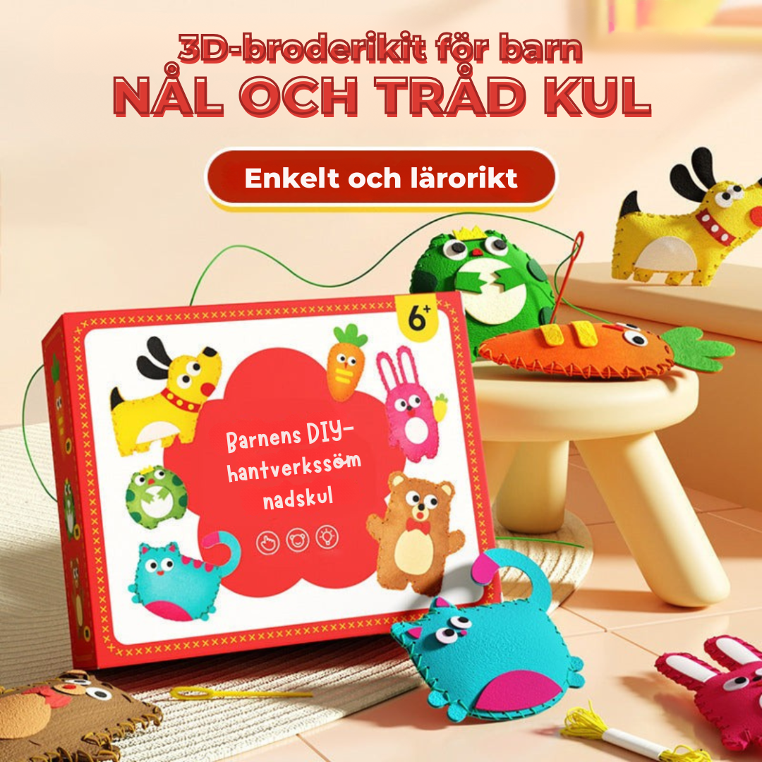 SyGlädje | Kreativt broderikit som utvecklar fantasin
