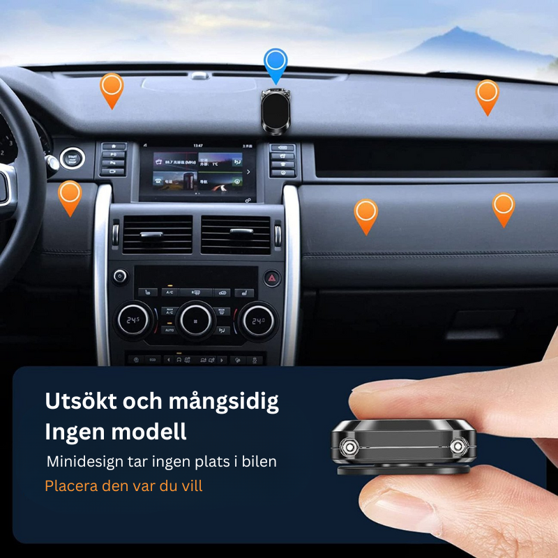 NordGrip | Den Eleganta & Säkra Magnetiska Biltelefonhållaren