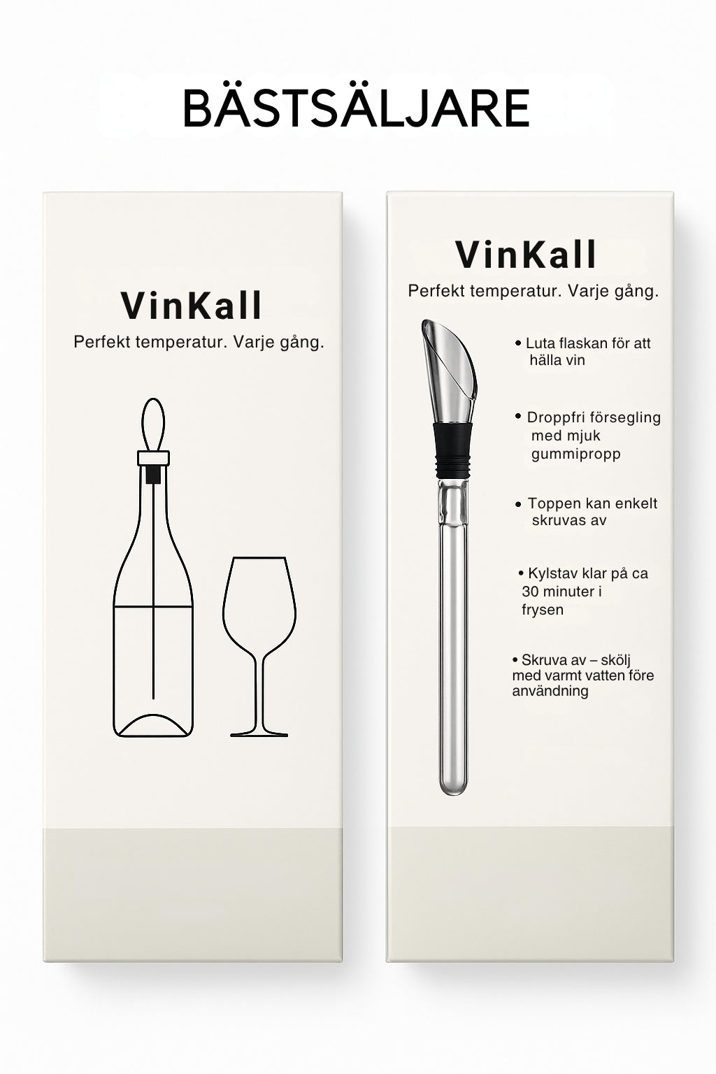 VinKall | Håll din vin perfekt kyld varje gång