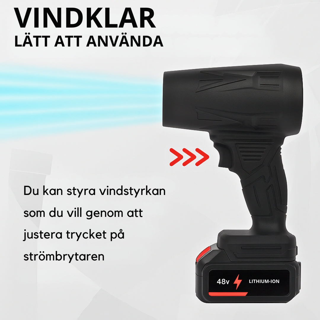 VindKlar | Snabb och sladdfri städning utomhus