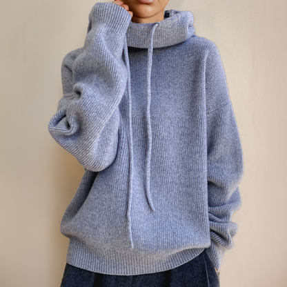 Elina | Stickad hoodie